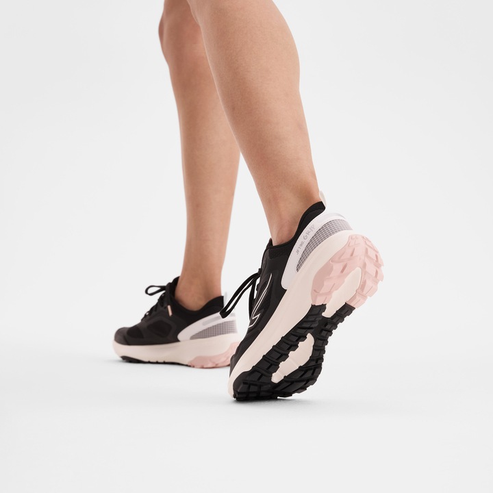 Actual product image Kalenji Kiprun JF190 Women's Running and Trail Shoes - Black/Pink (38)