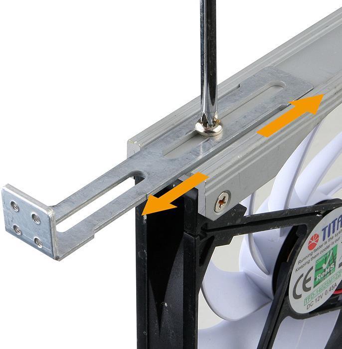 Produktbild Titan TTC-SC09TZ(B) Computer Kühlkomponente Universal Kühler 12 cm Schwarz (120 mm)