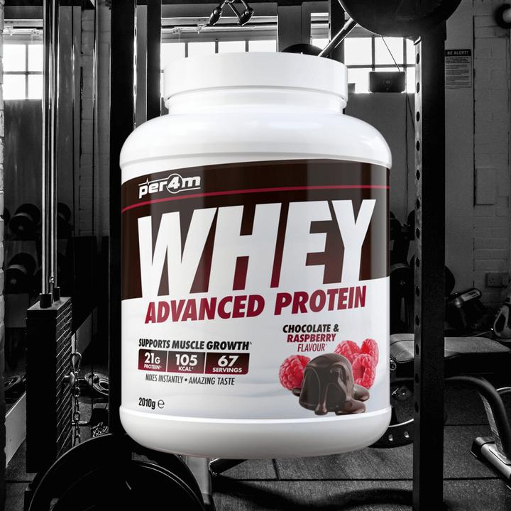 Actual product image Per4m Whey Advanced Protein (Chocolate & Raspberry, 1 pcs., 2307 g)