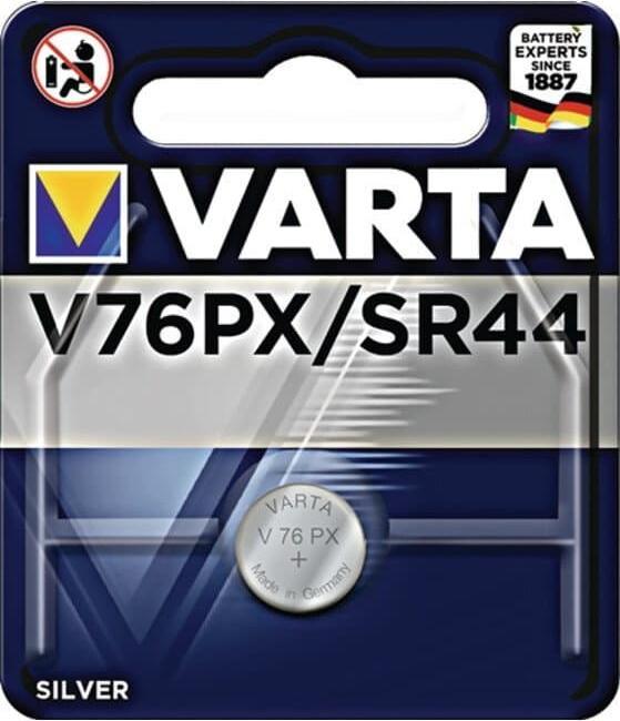 Actual product image Varta Electronics V76PX (1 pcs., SR44, 145 mAh)