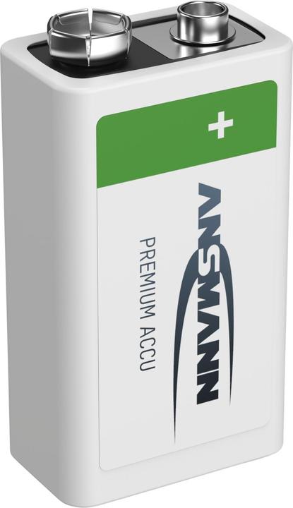 Actual product image Ansmann NiMH battery 9V E-Block type 220 (min. 200 mAh) maxE 1er (1 pcs., 9V Block, 200 mAh)