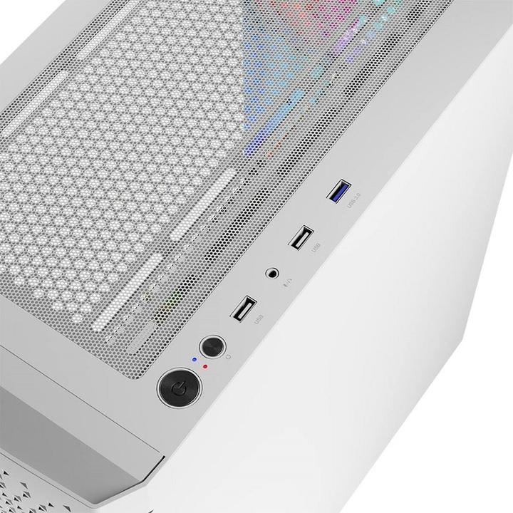 Actual product image Logic ARAMIS ARGB MINIDI USB 3.0 Enclosure White (ATX)