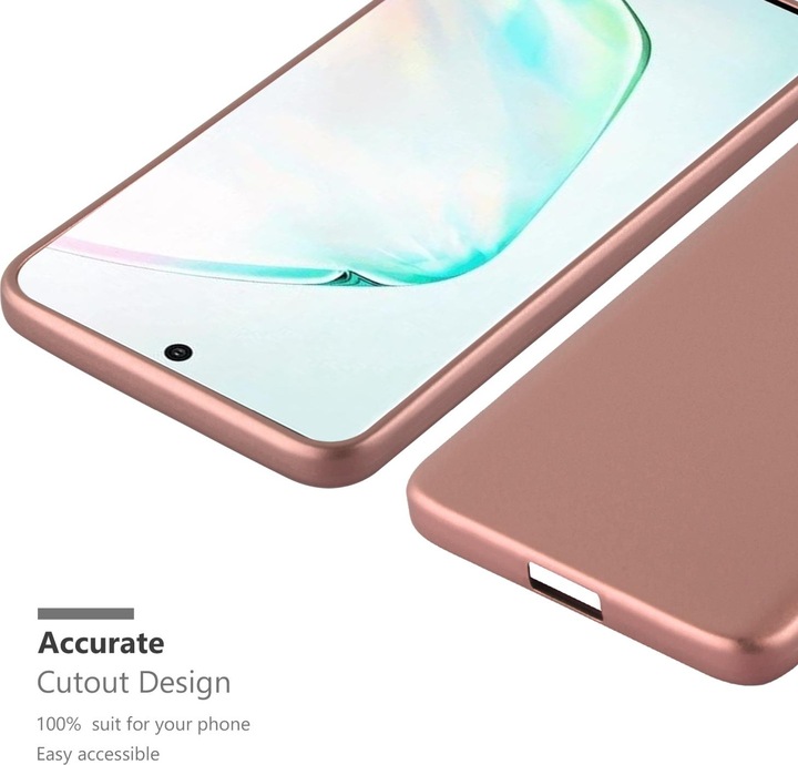 Produktbild Cadorabo TPU Matt Metallic Cover (Samsung Galaxy Note 10)