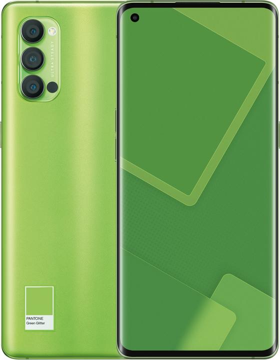 Produktbild OPPO Reno4 Pro 5G (256 GB, Green Glitter, 6.50", Dual SIM, 5G)