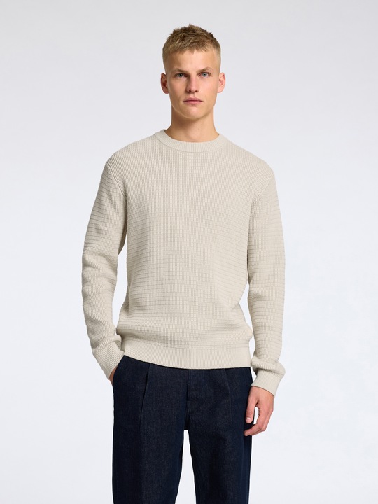 Produktbild Selected Homme Slhtheo Ls Knit Structure Crew Neck (S)