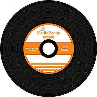 Produktbild MediaRange Vinyl-Look CD-R, 50er-Spindel (50 x)