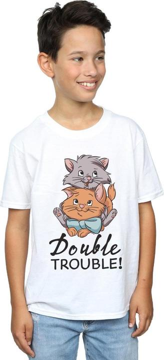 Actual product image Disney Boys The Aristocats Double Trouble T-Shirt (104)