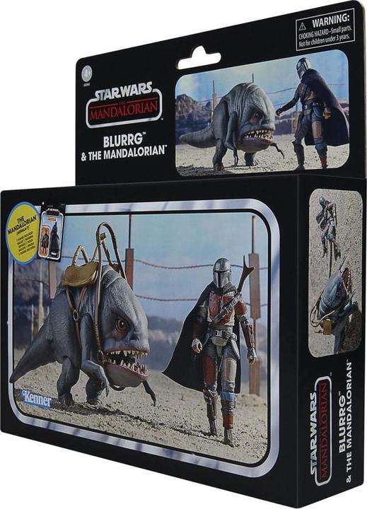 Produktbild Hasbro Star Wars: Obi-Wan Kenobi Vintage Collection Actionfiguren 2er-Pack Blurrg & The Mandalorian 10 cm