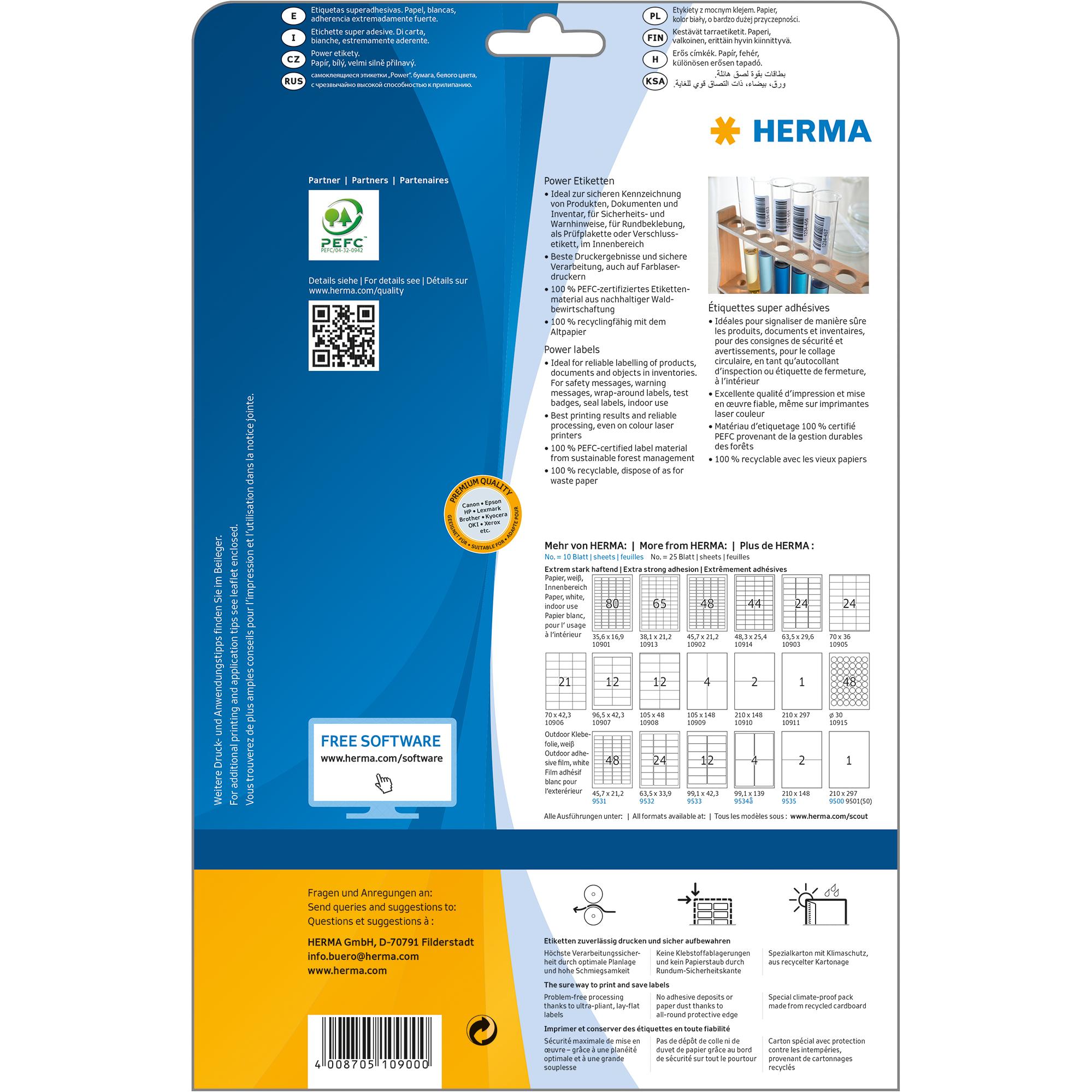 Thumbnail - Herma, Etiketten, Special Power Etiketten
