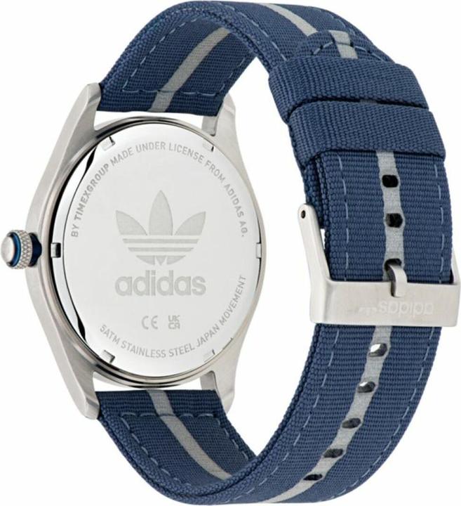 Produktbild adidas Quarz Armbanduhr AOSY23041 Silber Gehäusematerial=Stahl Material (Armban (Analoguhr, 42 mm)