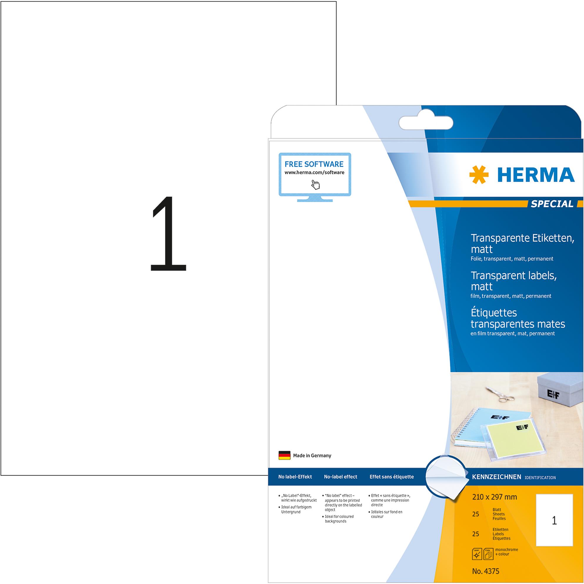 Herma, Etiketten, Folien-Etiketten