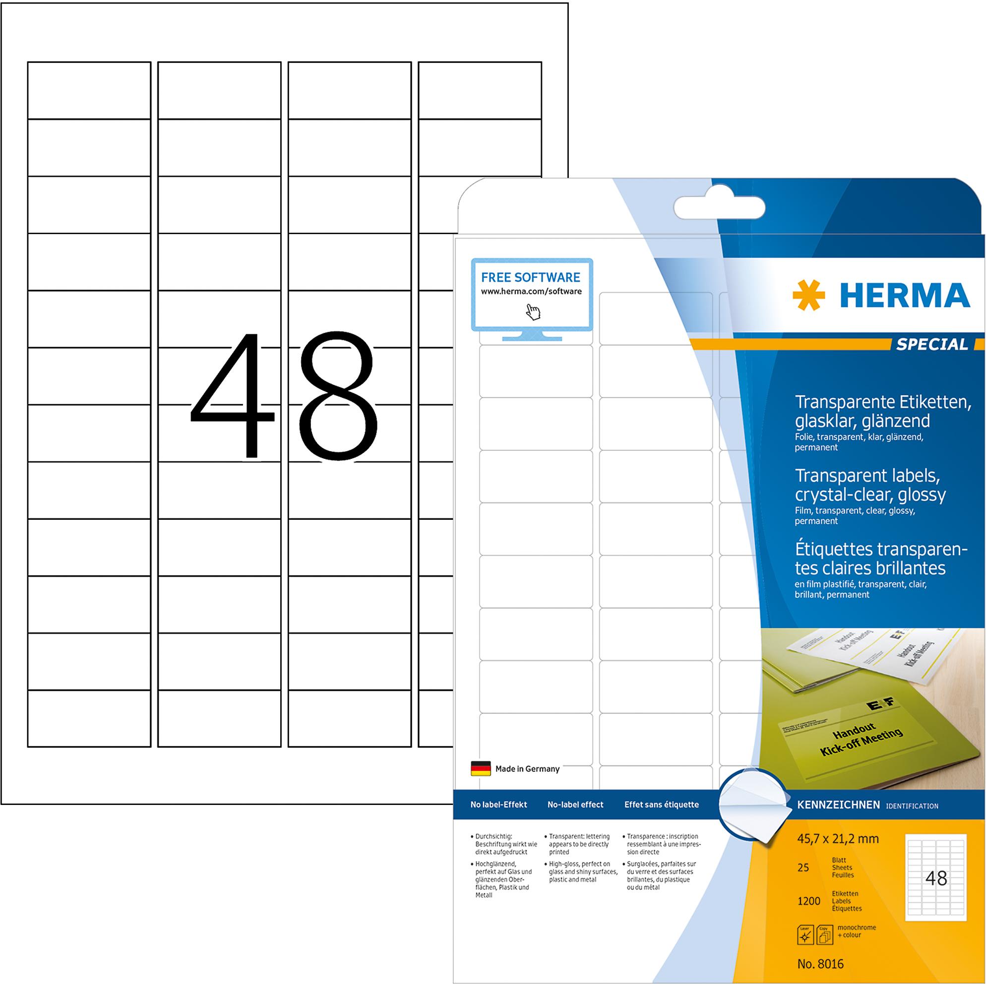 Thumbnail - Herma, Etiketten, Special