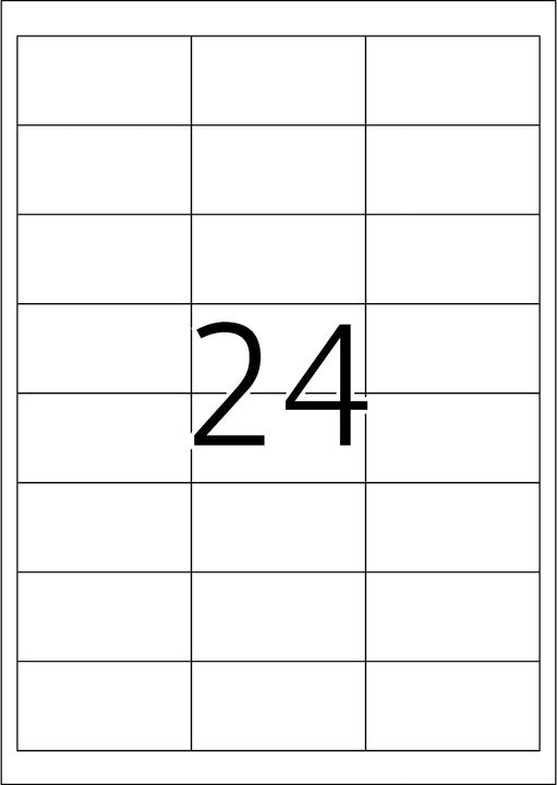 Actual product image HERMA Transparent labels A4