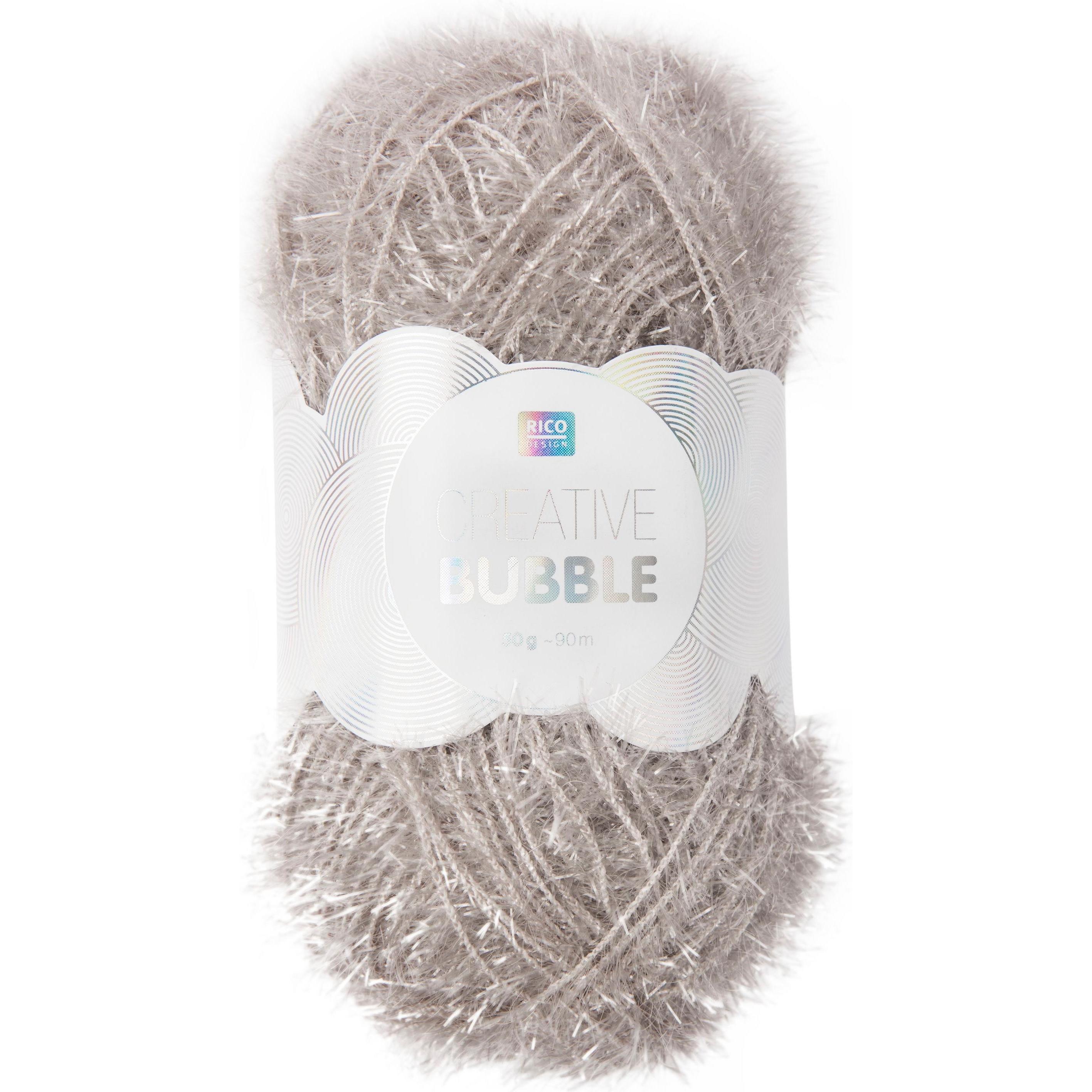 Rico Design Creative Bubble, Garn + Wolle, Silber