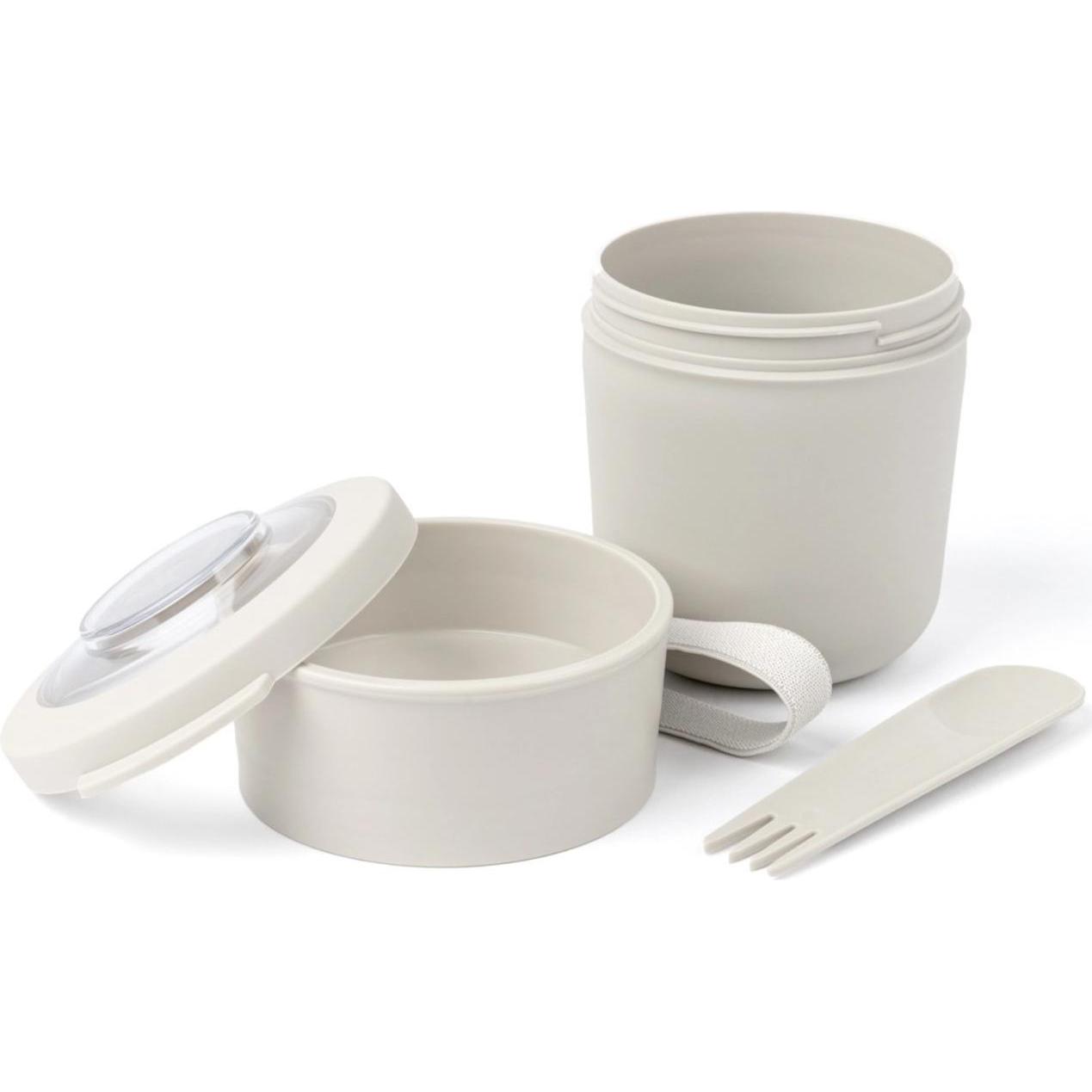 Thumbnail - Amuse Tylla Foodbowl Duo 450 Ml +150 Ml Oat, Lunchbox, Weiss