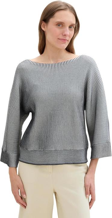 Produktbild Tom Tailor Damestrui, 36338 - Navy Striped Knit Design, M (M)