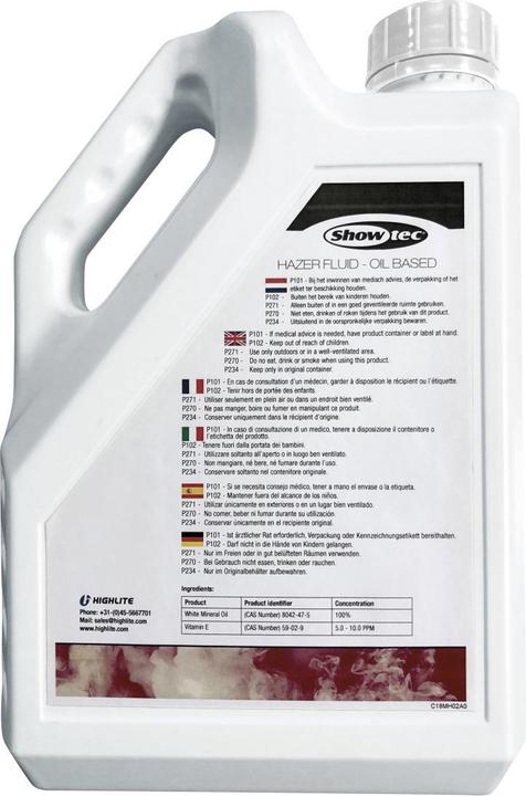 Showtec MHL-2 Hazer Fluid 2 liters