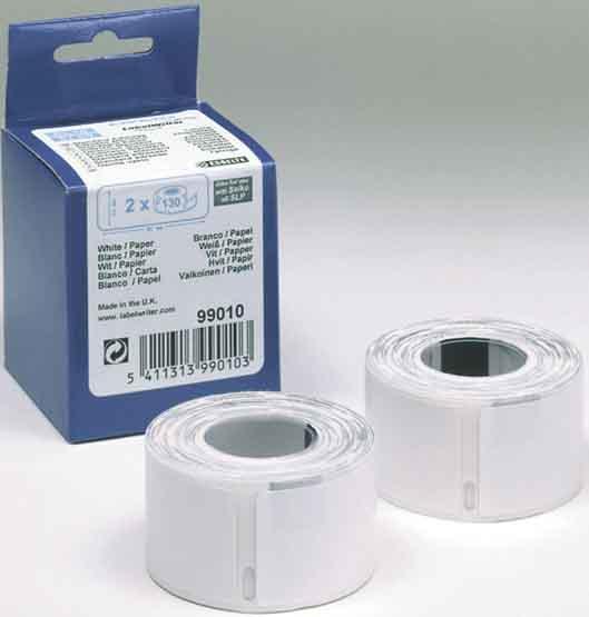 Actual product image Dymo S0722470 Folder labels narrow (75 mm)