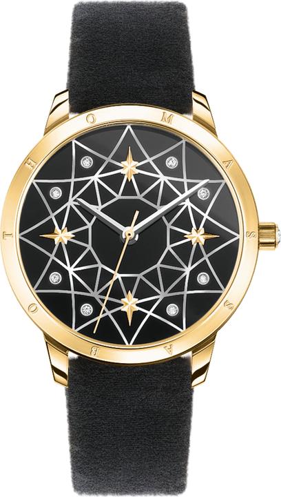 Produktbild Thomas Sabo Damenuhr Spirit Cosmos Sternenhimmel gold (Analoguhr, 33 mm)