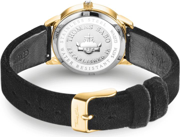 Produktbild Thomas Sabo Damenuhr Spirit Cosmos Sternenhimmel gold (Analoguhr, 33 mm)