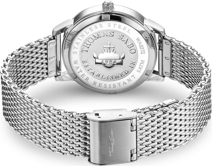 Produktbild Thomas Sabo Damenuhr Spirit Cosmos Sternenhimmel silber (Analoguhr, 33 mm)