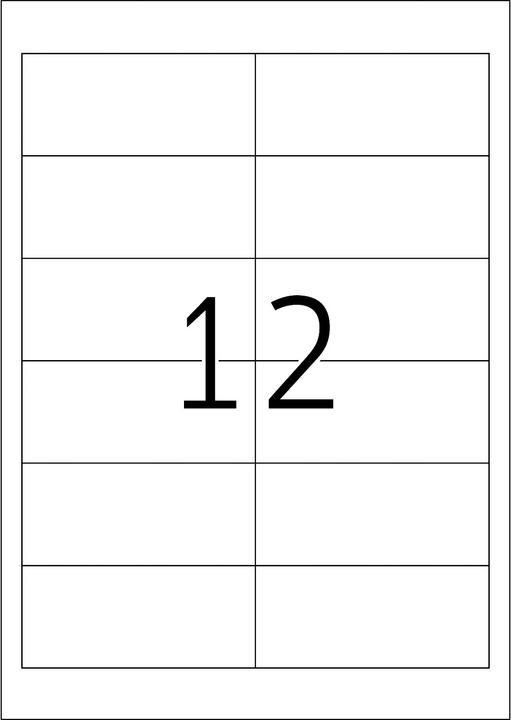 Actual product image Herma Weatherproof labels A4