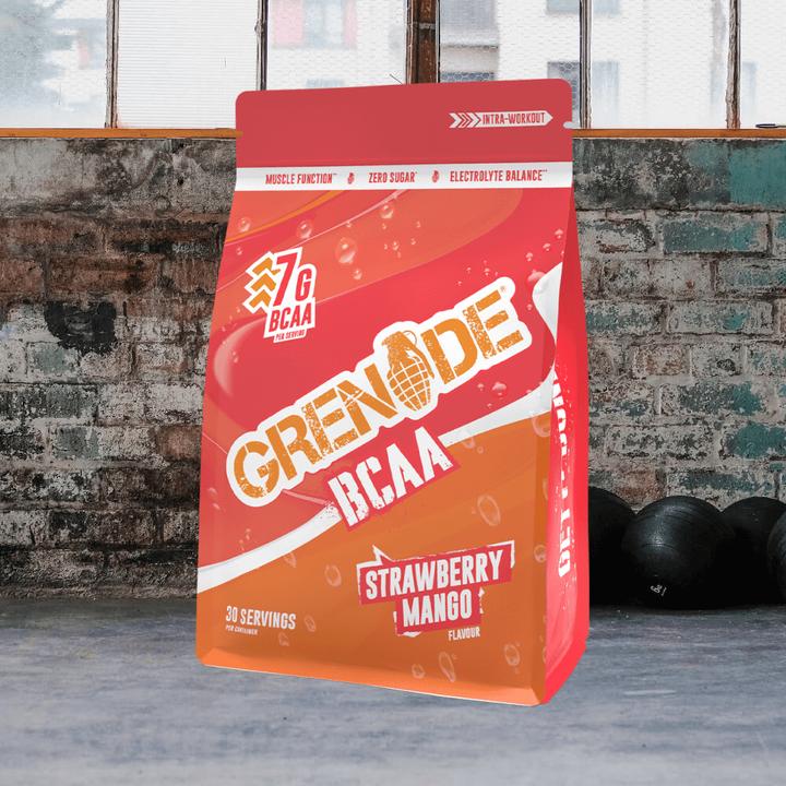 Actual product image Grenade BCAA 390g (Strawberry Mango, 1 pcs., 390 g)