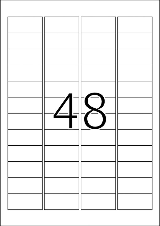 Actual product image Herma Weatherproof labels A4
