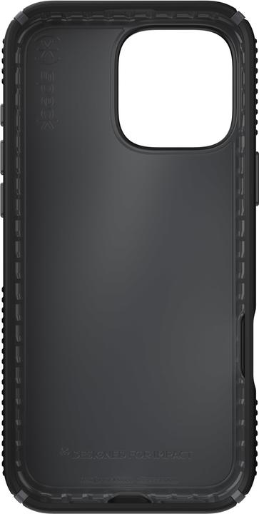 Actual product image speck Presidio2 Grip Apple iPhone 16 Pro Max Black - with Microban (Apple iPhone 16 Pro Max)
