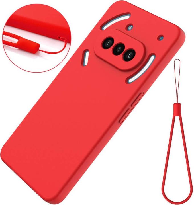 Produktbild Cover-Discount Nothing Phone (3a) - Silikon Gummi Hülle mit Riemen (Nothing Phone (3a))