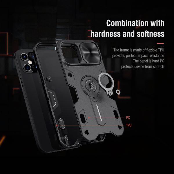 Produktbild Nillkin CamShield Armor Series Hardcase Hülle (Apple iPhone 12 Pro Max)