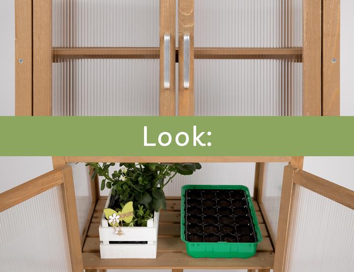 Produktbild Needs&Wants Mini-Gewächshaus "Framy2", Tanne