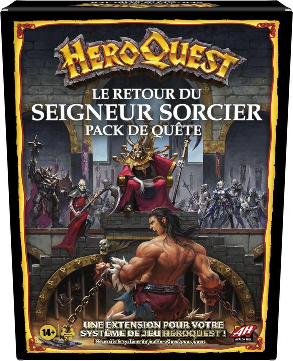 Produktbild Hasbro Gaming HeroQuest Die Rückkehr des Hexen-Lords Abenteuerpack Basisspiel (Französisch)