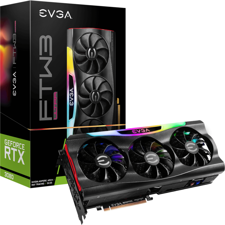 Productafbeelding EVGA GeForce RTX 3080 FTW3 Ultra Gaming (10 GB)