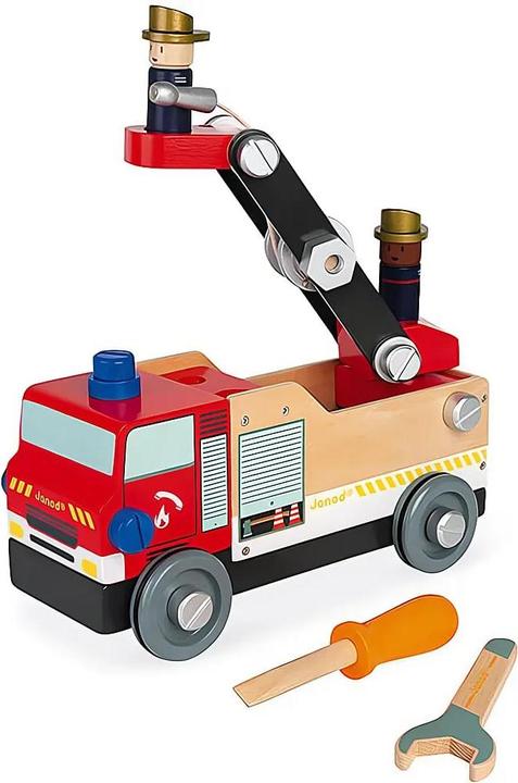 Image du produit Janod Camion de pompiers Brico'Kids