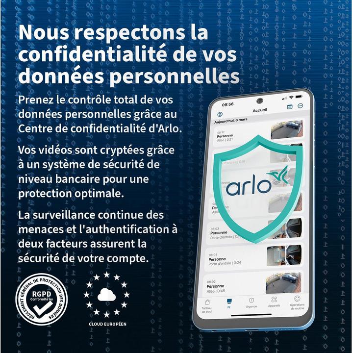 Image du produit Arlo Caméra Ultra 2 Spotlight, caméra supplémentaire (3840 x 2160 pixels)