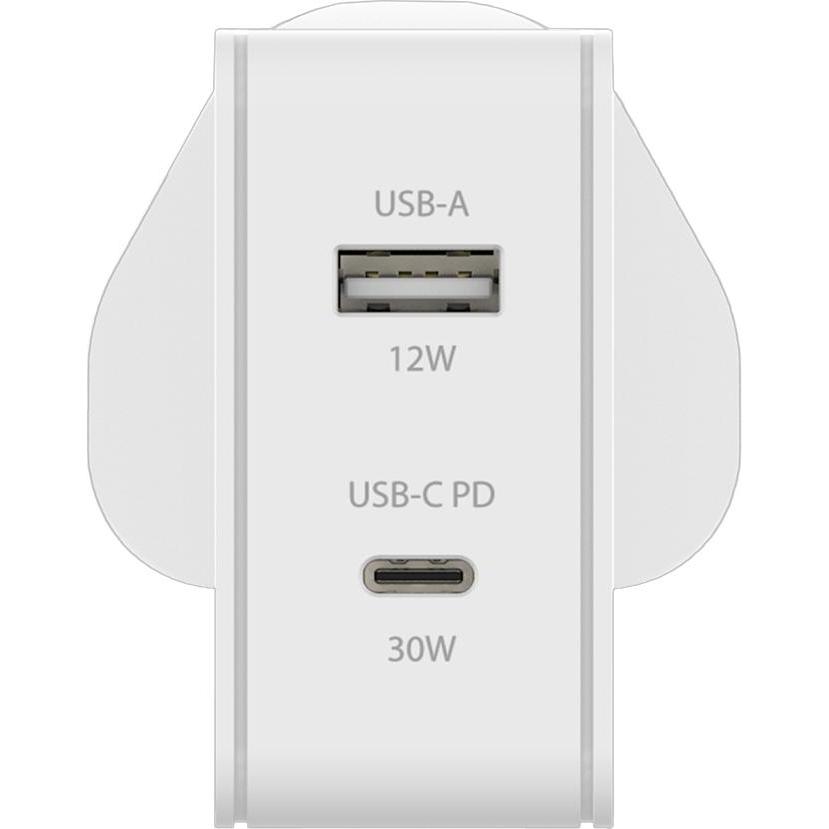 Thumbnail - Joby Wall Charger 42W Dual Output (42 W), USB Ladegerät, Weiss