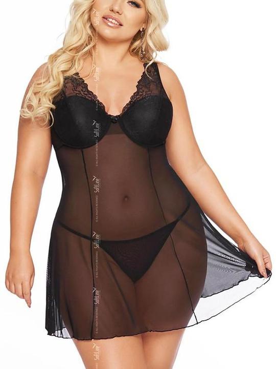 Immagine prodotto Softline Negligé in nero (3XL)