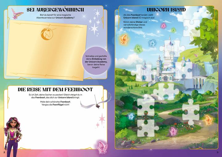 Produktbild Unicorn Academy – Stickerbuch