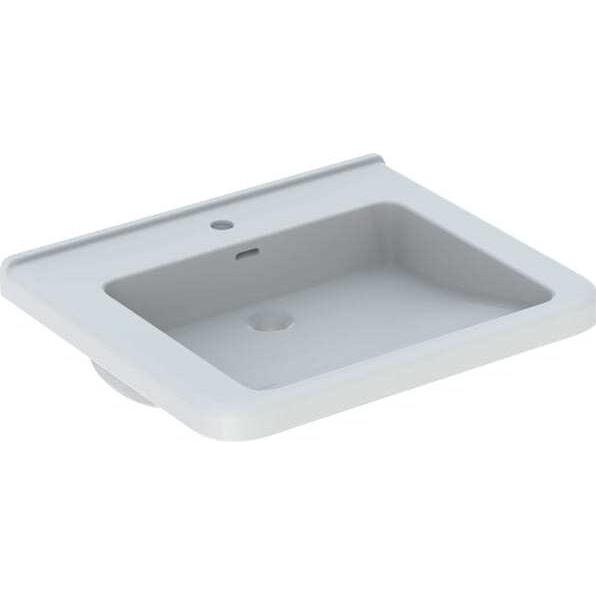 Thumbnail - Geberit, Waschbecken, Renova Nr. 1 Comfort, Waschtisch, unterfahrbar,600x550 mm, ohne Hahnloch, ohne Überlauf, we (600 m...