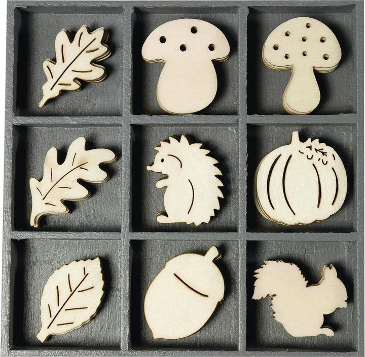 Produktbild Heyda Holzornamente Herbst (45 Stk.)