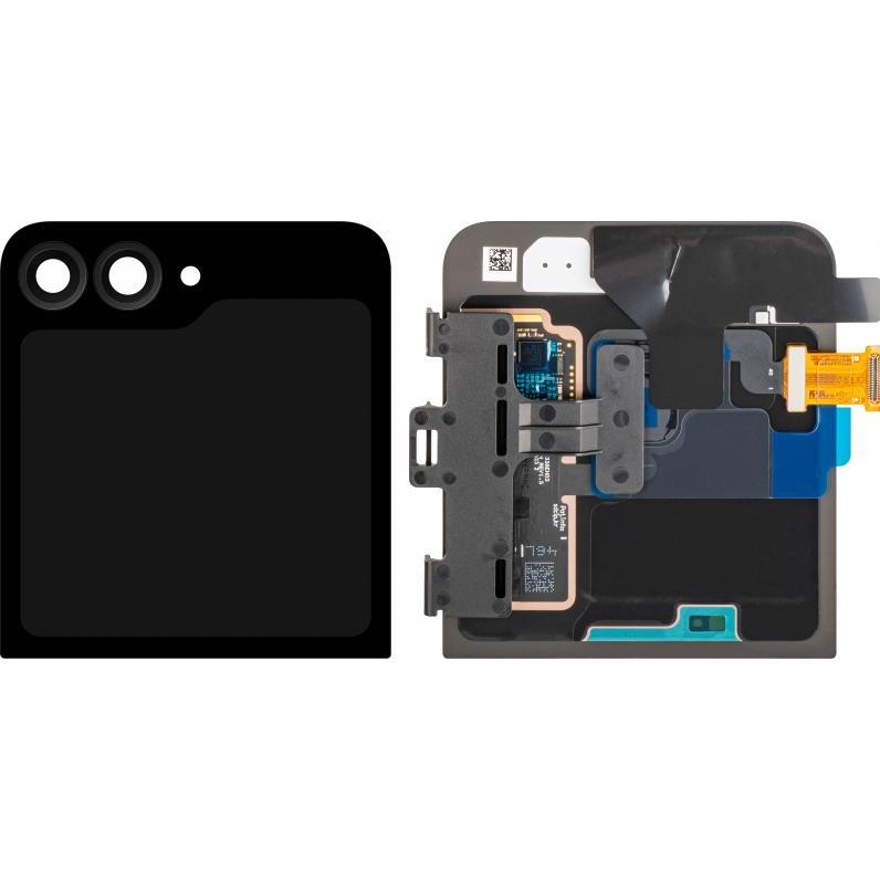 Samsung Display Unit fur Galaxy Z Flip6 F741, Sub Outer, w/o Frame, Black, Mobilgerät Ersatzteile, S