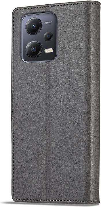 Actual product image LC.Imeeke Xiaomi Poco X5 - Leather Case Cover grey (Xiaomi Poco X5)