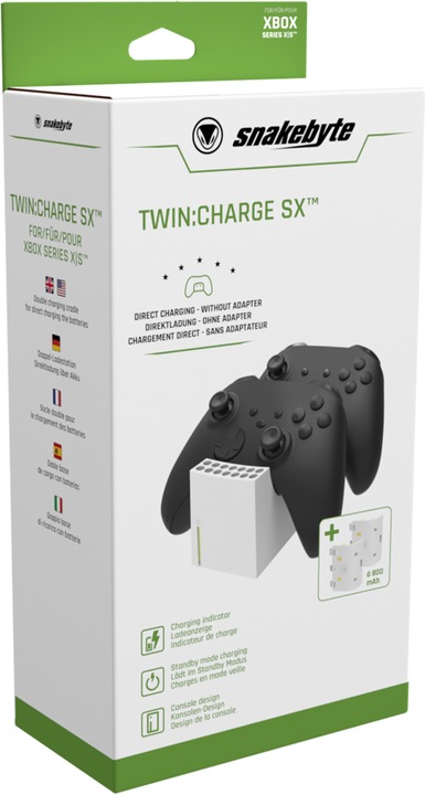 Produktbild Snakebyte Twin Charge SX (Xbox Series X, Xbox One X, Xbox One S, Xbox Series S)