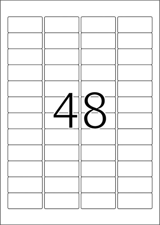 Produktbild HERMA Farbige Etiketten A4 ablösbar