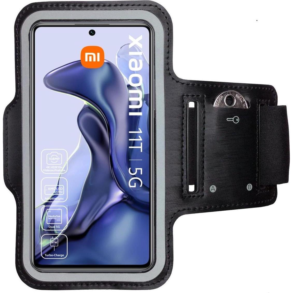 Thumbnail - CoverKingz Sportarmband für Xiaomi 11T / 11T Pro, Smartphone Sportarmband, Schwarz