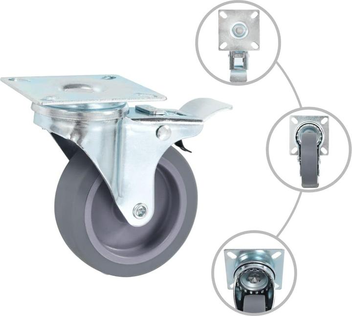 Produktbild vidaXL Lenkrolle