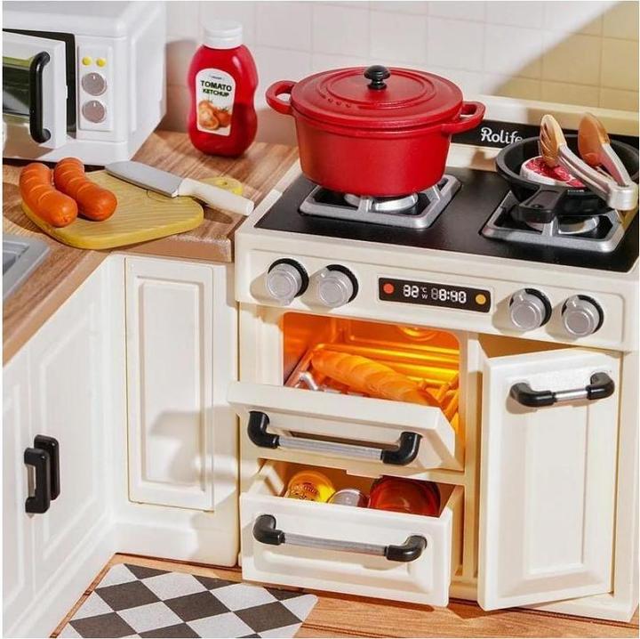 Actual product image Rolife Happy Meals Kitchen - Diorama