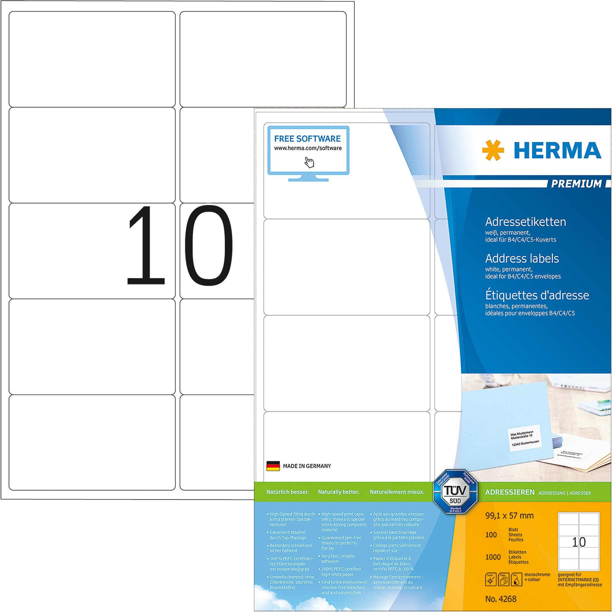Thumbnail - Herma, Etiketten, Adressetiketten