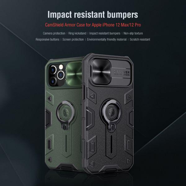 Immagine prodotto Nillkin CamShield Armor Series Hardcase Cover (Apple iPhone 12, Apple iPhone 12 Pro)